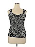 White House Black Market Black Sleeveless Top Size XL - photo 1