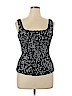 White House Black Market 100% Cotton Black Sleeveless Top Size XL - photo 1
