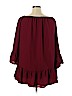 Wrangler Jeans Co Burgundy Long Sleeve Blouse Size XL - photo 2