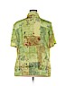 Worthington 100% Polyester Green Short Sleeve Blouse Size 20 - photo 2