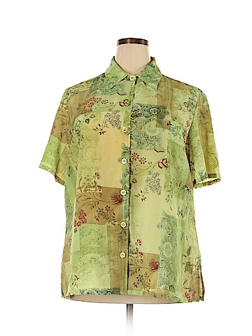 Worthington Short Sleeve Blouse (view 1)