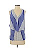 Tibi Blue Sleeveless Blouse Size 4 - photo 1