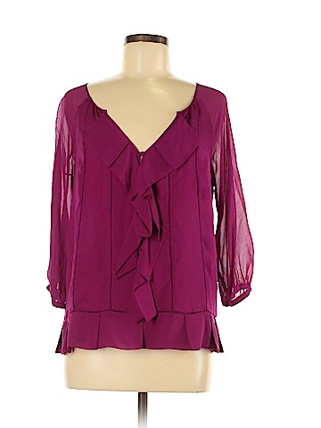 Diane von Furstenberg 3/4 Sleeve Silk Top (view 1)