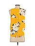 Ann Taylor LOFT 100% Viscose Yellow Sleeveless Blouse Size S (petite) - photo 2