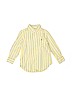 Ralph Lauren 100% Cotton Stripes Yellow Long Sleeve Button-Down Shirt Size 3T - photo 1