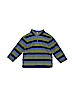 Hanna Andersson 100% Polyester Stripes Blue Fleece Jacket Size 90 cm / US 12-24 MO - photo 1