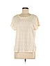 H&M Ivory Short Sleeve Top Size M - photo 1