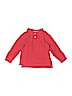 Hanna Andersson 100% Organic Cotton Solid Red Long Sleeve Polo Size 100 cm / US 3-4 - photo 1