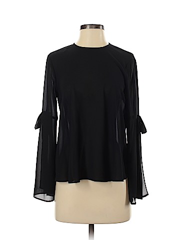 Topshop Long Sleeve Blouse (view 1)