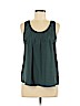 Mossimo 100% Polyester Teal Sleeveless Blouse Size M - photo 1