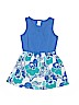 Gymboree 100% Cotton Print Blue Dress Size 4 - photo 1