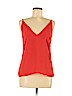 H&M 100% Polyester Red Sleeveless Blouse Size 6 - photo 1