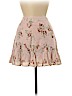LoveShackFancy 100% Linen Pink Casual Skirt Size 6 - photo 1