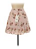 LoveShackFancy 100% Linen Pink Casual Skirt Size 6 - photo 2