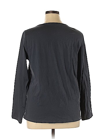 Ann Taylor LOFT Outlet Long Sleeve T-Shirt (view 2)