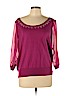 Elle Pink Pullover Sweater Size XL - photo 1