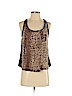 Daytrip 100% Polyester Brown Sleeveless Blouse Size S - photo 1