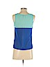 Charlotte Russe 100% Polyester Blue Sleeveless Blouse Size S - photo 2