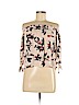 One Clothing 100% Rayon Tan 3/4 Sleeve Blouse Size M - photo 1