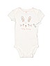 Carter's 100% Cotton Graphic White Short Sleeve Onesie 9-12 MO / 12 MO - photo 1