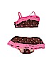 Old Navy Polka Dots Brown Two Piece Swimsuit Size 3T - photo 1