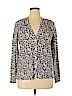 Ann Taylor LOFT 100% Cotton Gray Cardigan Size XL - photo 1