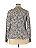 Ann Taylor LOFT 100% Cotton Gray Cardigan Size XL - photo 2