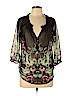 A.n.a Black 3/4 Sleeve Blouse Size L (petite) - photo 1