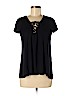 Hollister Black Short Sleeve Top Size M - photo 1