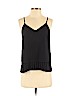 Halogen 100% Polyester Black Sleeveless Blouse Size S (petite) - photo 1