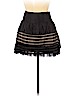 Free People 100% Cotton Black Casual Skirt Size 6 - photo 1