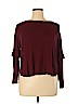 Democracy Burgundy Long Sleeve Top Size XL - photo 1
