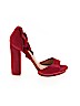 Lulu's Red Heels Size 7 1/2 - photo 1