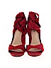 Lulu's Red Heels Size 7 1/2 - photo 2