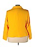Metrostyle 100% Polyester Yellow Blazer Size 22 - photo 2