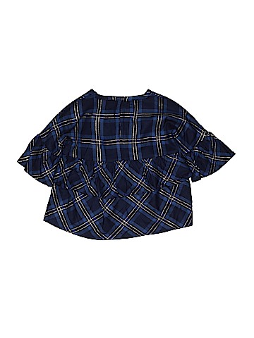 dip Short Sleeve Blouse (view 2)