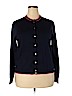J. Crew Factory Store 100% Cotton Blue Cardigan Size 2X - photo 1