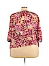 Elle 100% Polyester Pink Short Sleeve Blouse Size 1X - photo 2