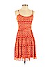 Weston Wear 100% Nylon Orange Casual Dress Size S - photo 1