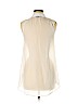 H&M 100% Polyester White Sleeveless Blouse Size 6 - photo 2