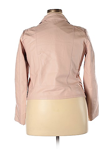 Shinestar Faux Leather Jacket (view 2)