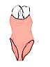 Topshop Orange One Piece Swimsuit Size 6 - photo 1