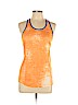 Nike 100% Polyester Orange Active Tank Size M - photo 1