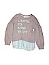 Cat & Jack Solid Gray Sweatshirt Size 7 - 8 - photo 1