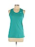 Nike 100% Polyester Blue Active Tank Size M - photo 1