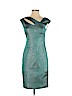 Kay Unger Teal Cocktail Dress Size 4 - photo 1