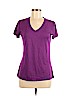 Nike 100% Polyester Purple Active T-Shirt Size M - photo 1