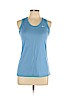 Nike 100% Polyester Blue Active Tank Size M - photo 1
