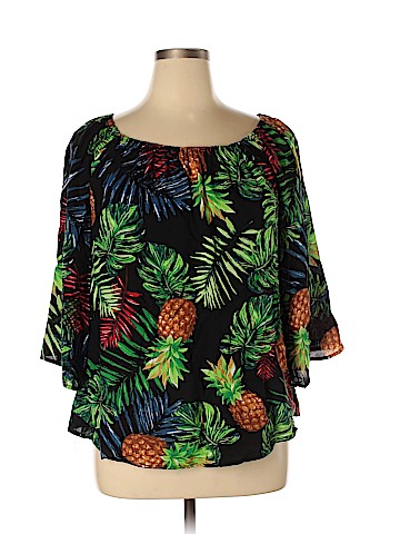 Unique Spectrum 3/4 Sleeve Blouse (view 1)