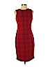 Calvin Klein Red Casual Dress Size 4 (petite) - photo 1